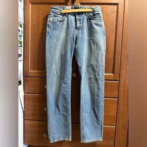 NUDIE JEANS Straight Sally Loving Twill light wash jeans W32 L34 NWT
